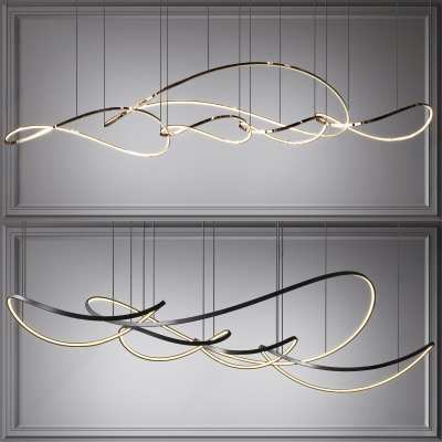 现代吊灯3D模型下载